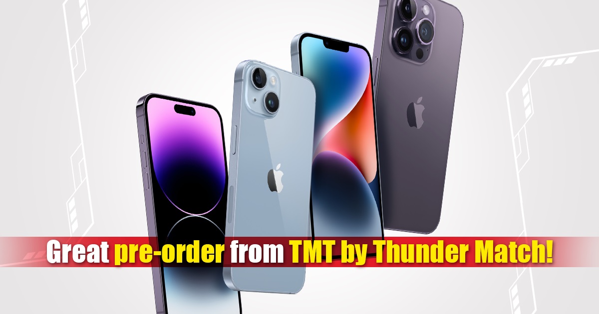 Planning to get the new iPhone 14? Here are some sweet promo deals from TMT by Thunder Match