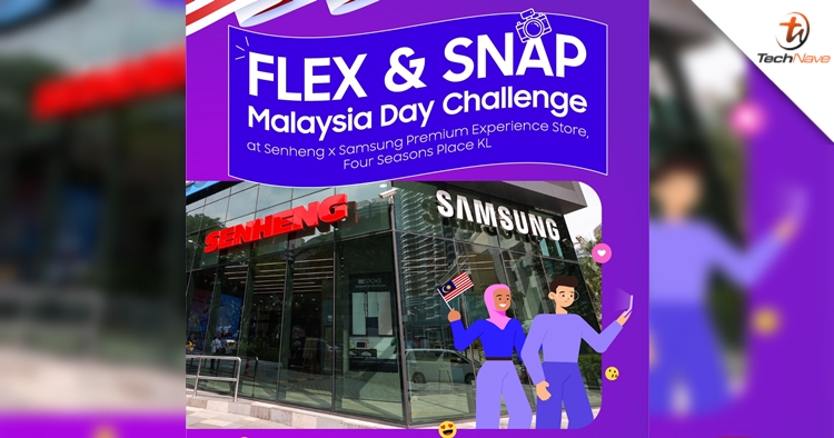 Samsung and Senheng giving off RM100 e-vouchers through the FLEX & SNAP Malaysia Day Challenge