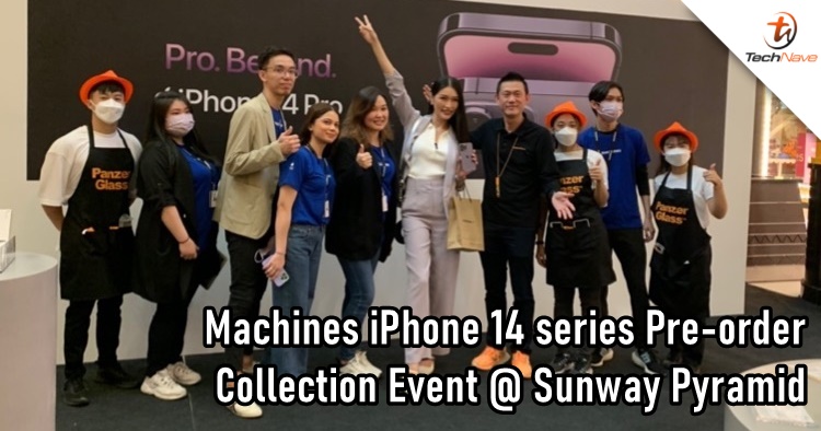iPhone 14 series pre-order collection event by Machines is now live at Sunway Pyramid with special giveaways