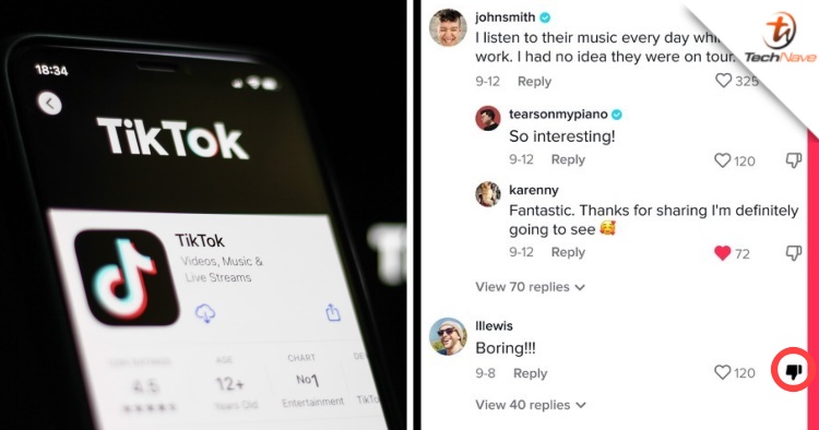 TikTok is rolling out a new feature that allows users to downvote comments