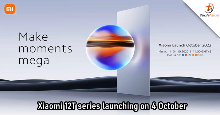 Xiaomi 12T series launching globally on 4 October