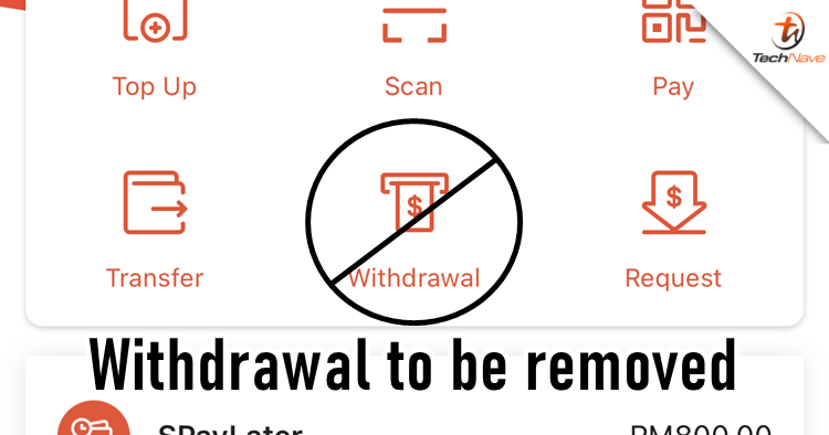 Shopee Malaysia is going to remove the Withdraw function from ShopeePay soon