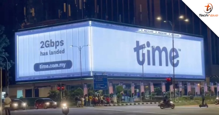 TIME Malaysia's 2Gbps advertisement videos spotted in KL city before its announcement tomorrow