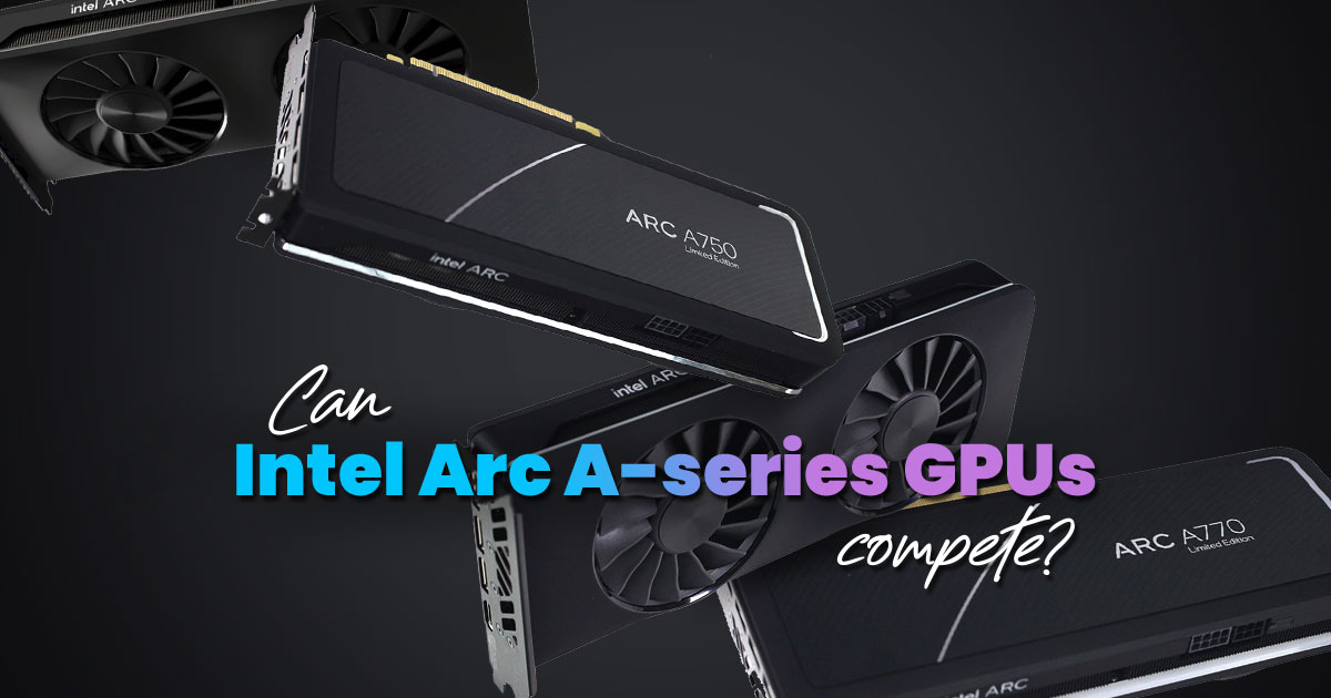 Intel Arc A750 performance competes well against the Nvidia RTX 3060