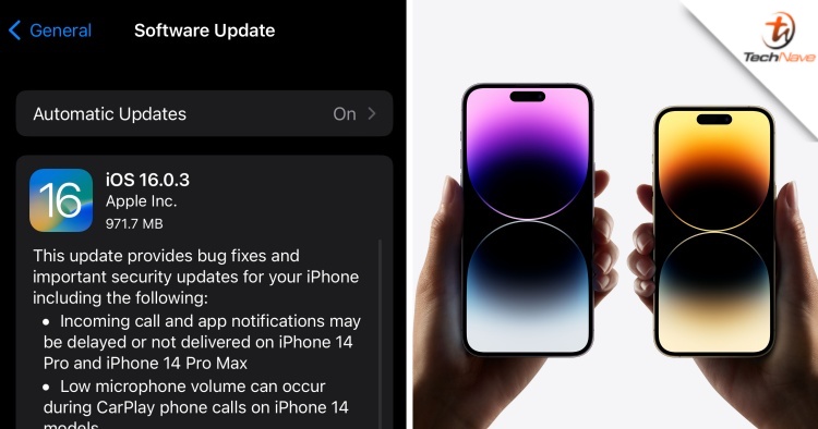 Apple rolls out iOS 16.0.3 update which improves iPhone 14 Pro’s camera speed, fixes notifications and mail app bugs