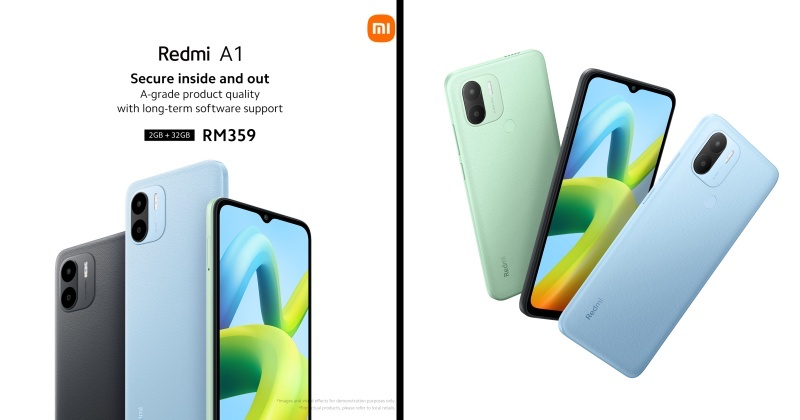 Redmi A1 Malaysia release: 5000mAh battery and Helio A22 SoC at RM359