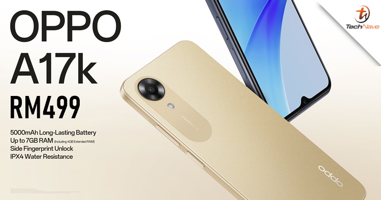 OPPO A17k Malaysia release: 4GB extended RAM & Helio G35 chip, priced at RM499
