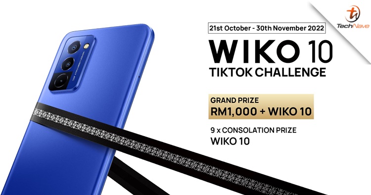 You can join the WIKO 10 TikTok Challenge & win the phone + RM1000 cash prize