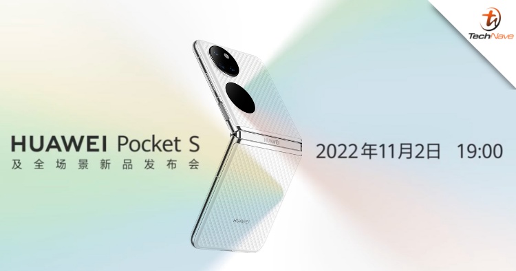 HUAWEI to launch its latest foldable, the Pocket S on 2 November 2022
