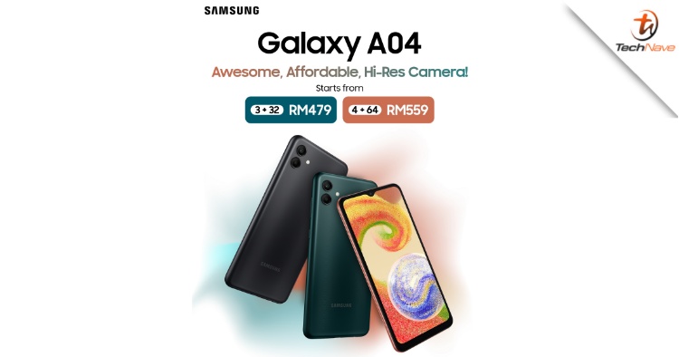 Samsung Galaxy A04 Malaysia release: 6.5-inch LCD display and 5000mAh battery from RM479