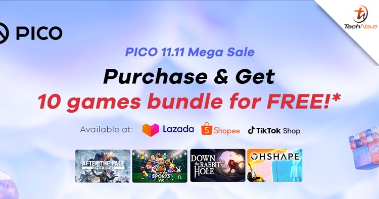 The PICO 4 is now on a RM100 discount with 6 free VR games until 15 November
