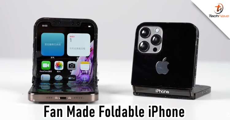 A Chinese YouTuber just made a foldable iPhone and it's functioning well