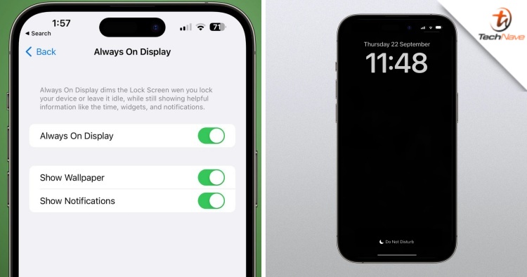 The iPhone 14 Pro series' Always-On Display feature will behave similarly  to Android in iOS  | TechNave