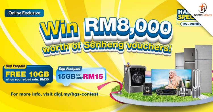 Digi customers can participate & stand a chance to win Senheng vouchers during Hari Gaji Specials campaign
