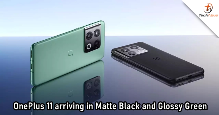 OnePlus 11 coming in two colour options, Matte Black and Glossy Green