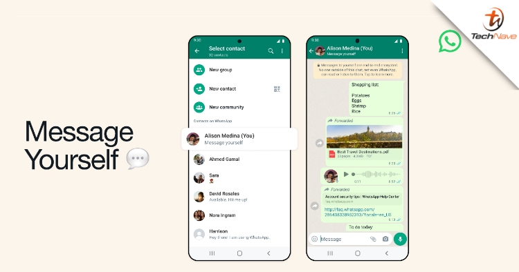 WhatsApp rolls out new ‘Message Yourself’ feature to all iOS and Android users