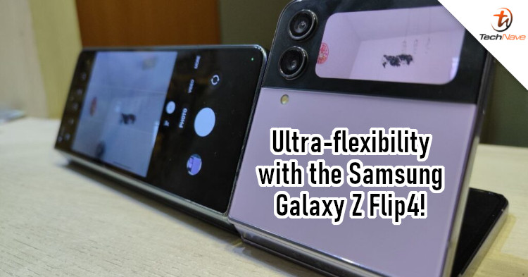 Shoot easily with Samsung FlexCam, and enjoy extra features with Flex Mode on the Samsung Galaxy Z Flip4!