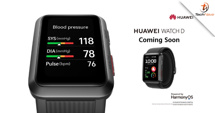 HUAWEI WATCH D to launch in Malaysia soon, features real-time ECG and blood pressure monitoring