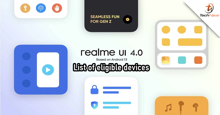 realme reveals list of eligible devices for realme UI 4.0 update