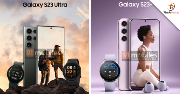 Alleged leaked Samsung promo images reveal Galaxy S23+ and Galaxy S23 Ultra’s designs