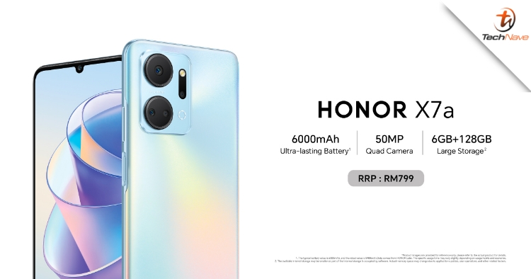 HONOR X7a Malaysia release: 6000mAh battery, 6.7-inch 90Hz LCD display and Helio G37 SoC from RM799