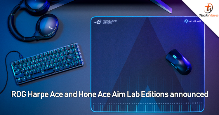 ASUS Republic of Gamers announces Harpe Ace Gaming Mouse and Hone Ace Mouse Pad Aim Lab Editions