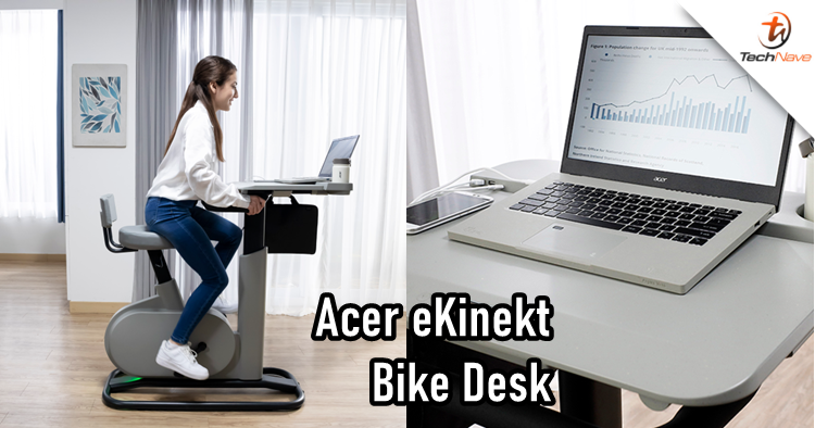 Acer just combined a desk and stationary bike together