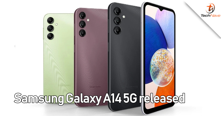 Samsung Galaxy A14 5G release: Exynos 1330, 6.6-inch FHD+ 90Hz display, 50MP triple rear cameras for ~RM877