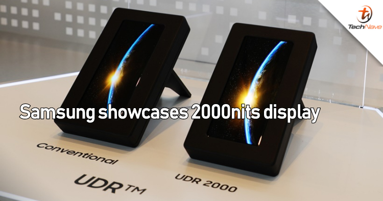 Samsung showcases Smartphone OLED with more than 2000nits peak brightness