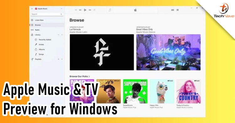 You can now check out the preview of Apple Music & Apple TV for Windows