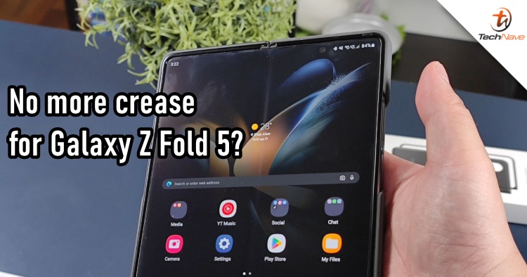 Samsung may finally get rid of the crease on the Galaxy Z Fold 5