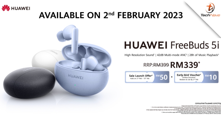 Huawei FreeBuds 5 Now Available In Malaysia For RM699 