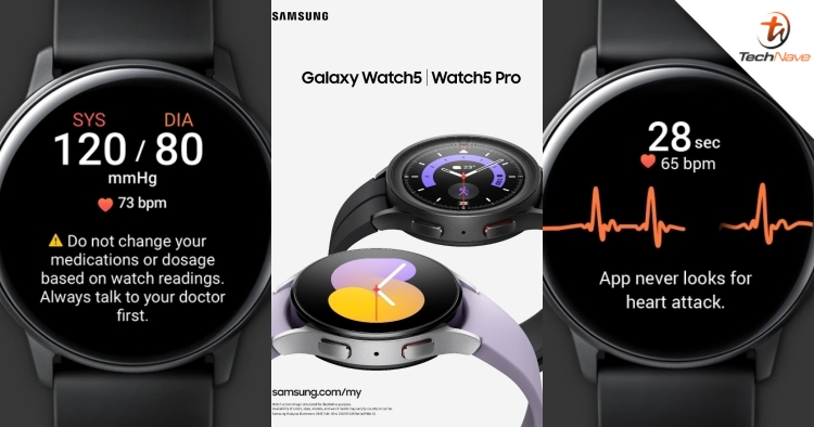 Blood pressure and ECG tracking are now available to Samsung Galaxy Watch5 series users in Malaysia