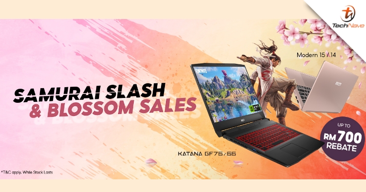 MSI Samurai Slash & Blossom Sales: Up to RM700 rebate from now until 26 February 2023