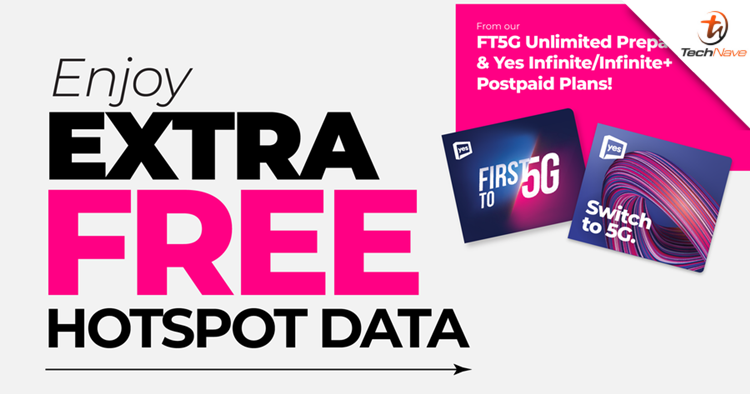 YES 5G prepaid and postpaid plans are upgraded with extra hotspot data for free