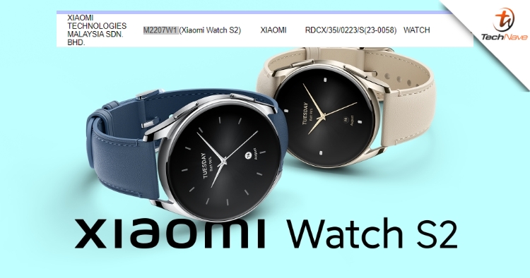 Xiaomi Watch S2 spotted on SIRIM database, to launch in Malaysia this 27 February?