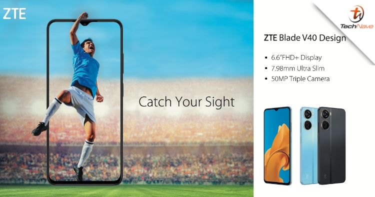 ZTE Blade V40 Design Malaysia release: 6.6-inch FHD+ LCD and 50MP triple camera at RM649