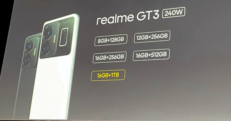 REALME GT3 Specification 