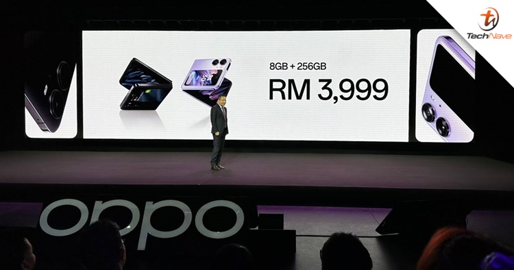 OPPO Find N2 Flip Malaysia pre-order - 8GB + 256GB model, priced at RM3999