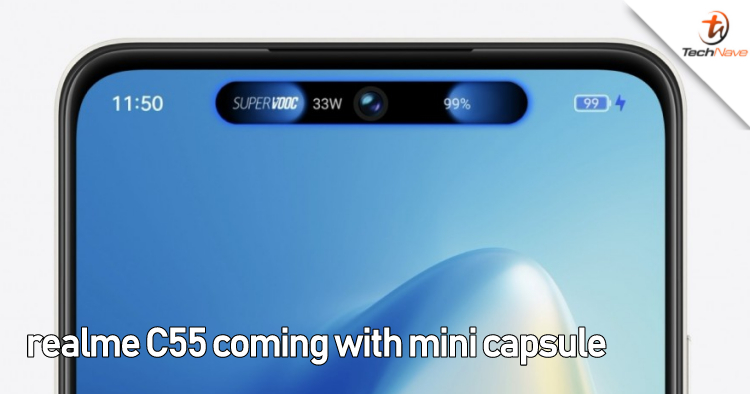 realme C55 confirmed coming on 7 March 2023 with Dynamic Island-like Mini Capsule