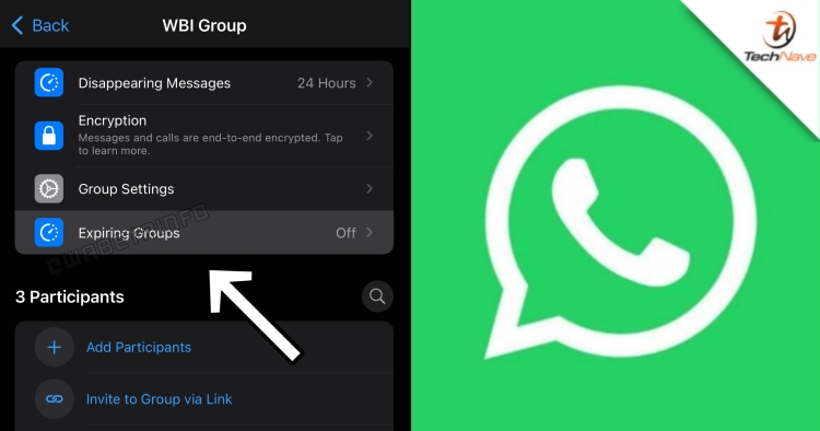 WhatsApp is testing ‘Expiring Groups’ that would self-destruct after a set date