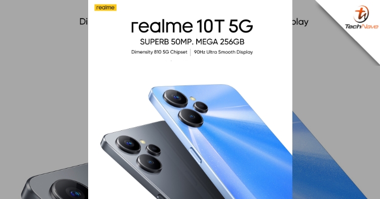 realme 10T 5G to launch this 21 March, features Dimensity 810 SoC and 50MP main camera