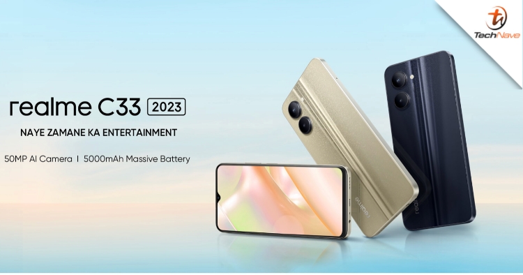 realme C33 2023 release: 50MP main camera and Unisoc T612 SoC from ~RM544