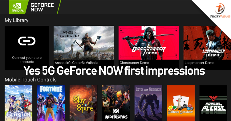 Yes 5G NVIDIA GeForce NOW cloud gaming first impressions - surprisingly playable?!