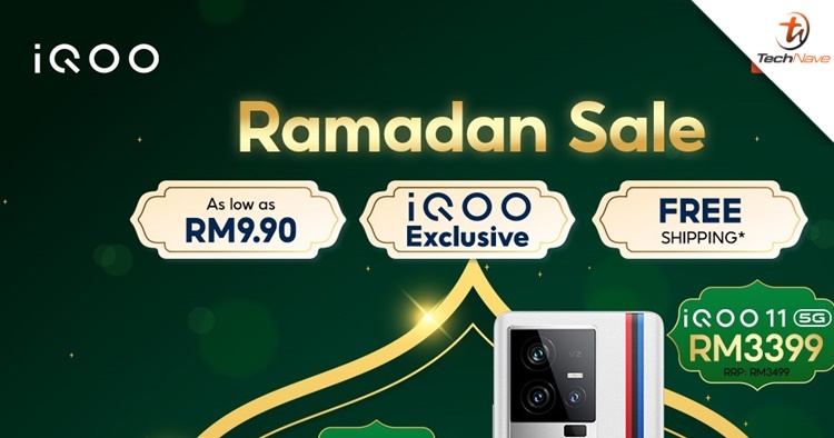 The iQOO 11 5G will have a promo sale for RM3399 with a free pair of earphones