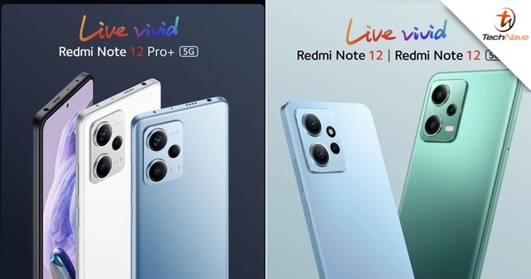 Redmi Note 12 series release - 4 models with a 120Hz AMOLED display, price starting from ~RM953