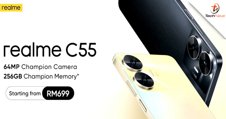 Mobile2Go. Realme C55 [6GB RAM + 6GB RAM & 128GB ROM  8GB RAM + 8GB RAM &  256GB ROM] - Original Realme Malaysia