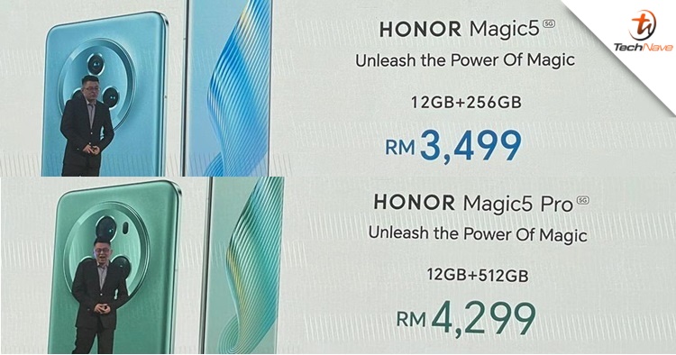 HONOR Magic 5 series Malaysia pre-order - one memory variant each, starting price from RM3499