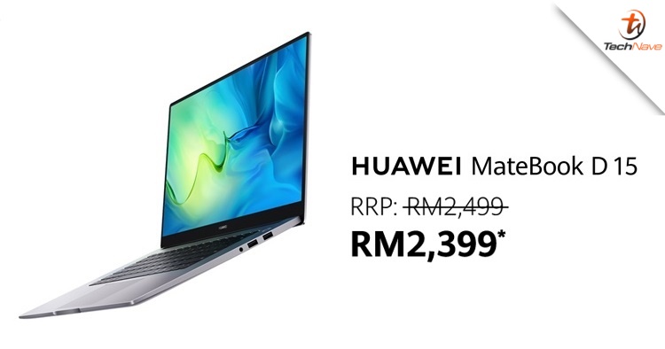Huawei MateBook D15 Malaysia pre-order - AMD Ryzen 7 5000 series + Radeon GPU, special order price at RM2399