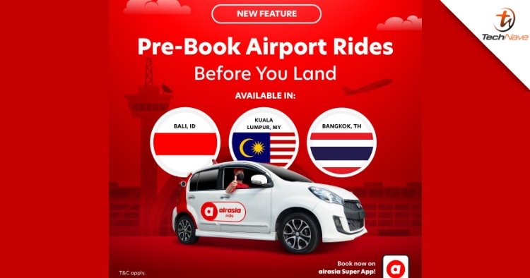 You can now pre-book airasia ride when travelling overseas, even before you land